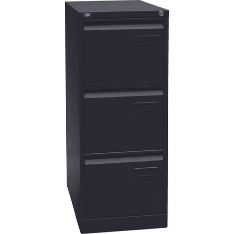 BISLEY Hängeregistratur Schrank Light - 3 Schübe Schwarz