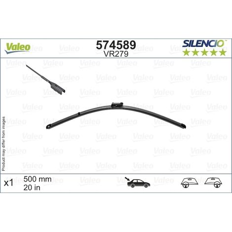 Balai d'essuie-glace Valeo 574589 HOLDEN 13475091