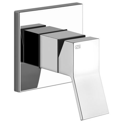Gessi Rettangolo K, kit prêt à poser pour mitigeur monocommande,