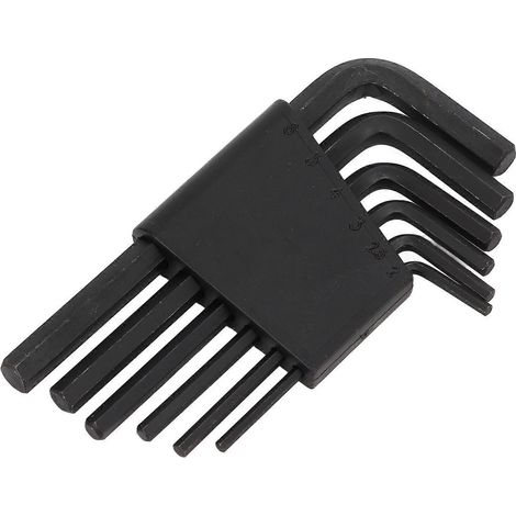 20246 pièces - Clés hexagonales en L (6 mm, 5 mm, 4 mm, 3 mm, 2,5 mm, 2 mm) - Outils de réparation à main pour vélos en acier au carbone (1/5)