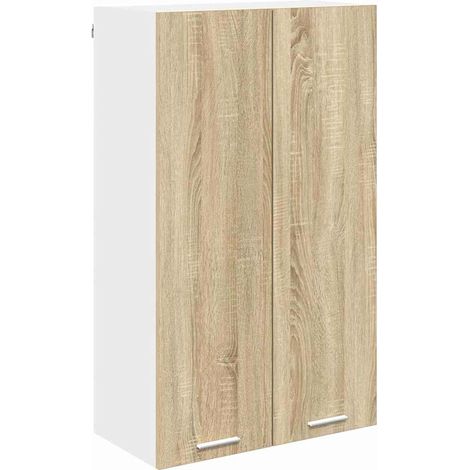 Mueble colgante con puerta Roble Sonoma 60 x 31 x 100 cm vidaXL