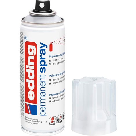 Vernis clair permanent en bombe - transparent et brillante - 200 ml - Vernis acrylique fini brillante - pour fixer et protéger la peinture - vernis en aérosol (1/5)