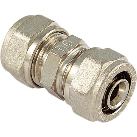 RACCORDO DIRITTO DOPPIO 16X16 P/MULTISTRATO- TIEMME- 10,0 pz