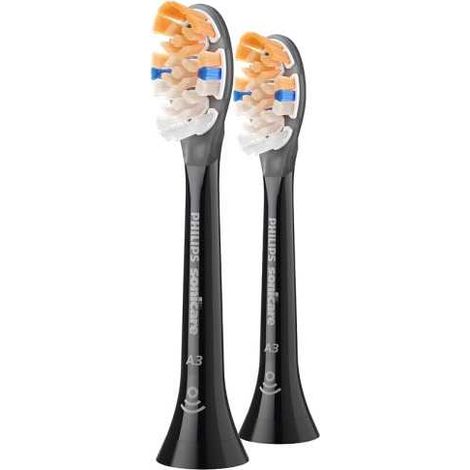 Têtes de brosse à dents sonique Philips Sonicare A3 Premium tout-en-un HX9092/88, noires (1/3)