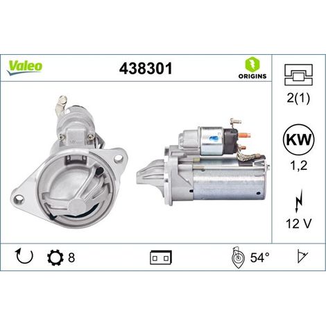 Démarreur VALEO 438301 FORD 1776538 CV6T-11000-AA CV6T-11000-AB CV6T11000AA