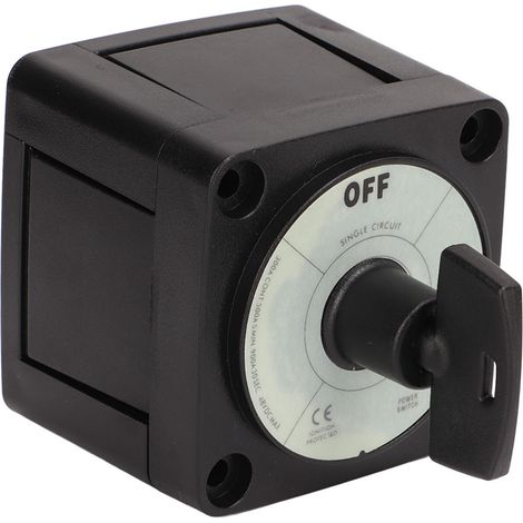 Interrupteur batterie camping-car bateau laiton étamé IP66 étanche 300A 48V M10 ON OFF commutateur secteur unique (1/5)
