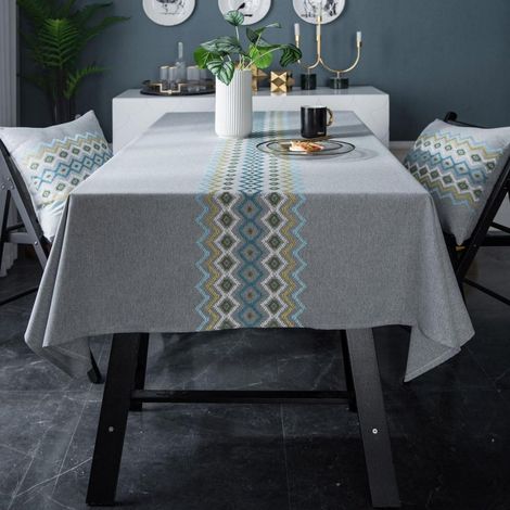 Abwaschbare Tischdecke Anthrazit 100x100 cm mit Lotuseffekt, wasserdicht