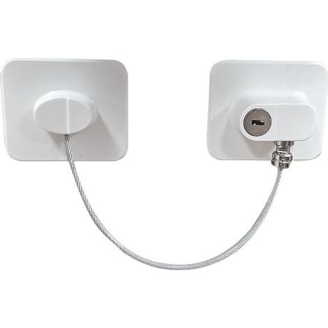 2pcs Fenêtre Entrebailleur de Porte Verrouillage Porte Coulissante Bébé Sécurité Enfant Verrou de Sécurité Cable Catch Fils
