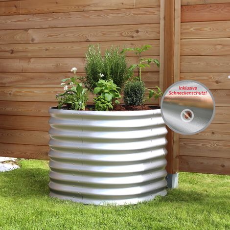 Vitavia Hochbeet "Vita 630 RUND", aluminium blank