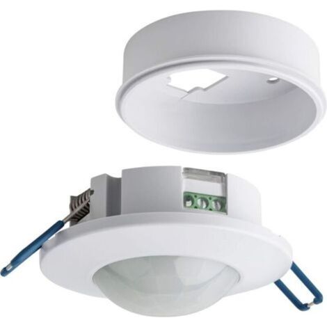 Détecteur de Mouvement Intérieur, Montage Encastré et en Saillie au Plafond, programmable, Capteur Infrarouge, 8m / 360°, LED adapté, Max 1200W/ 600W (1/4)