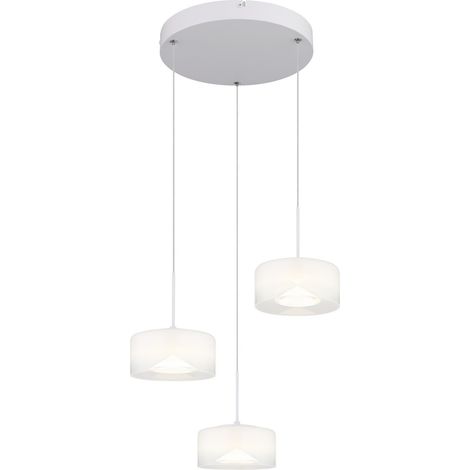 Lampe suspendue lampe suspendue plafonnier LED verre hauteur peut être raccourcie lampe de salon (1/5)
