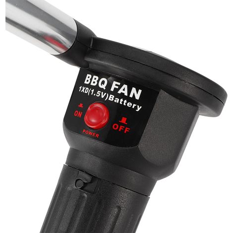 Ventilateur de BBQ électrique portable pour cuisson en plein air, camping et pique-nique (1/5)