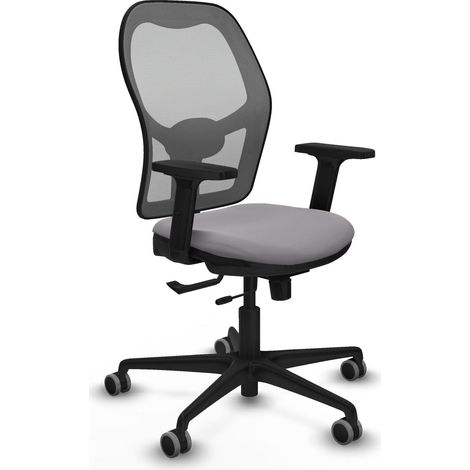 Chaise de bureau piqueras y crespo Jorquera gris cuir synthétique (1/2)
