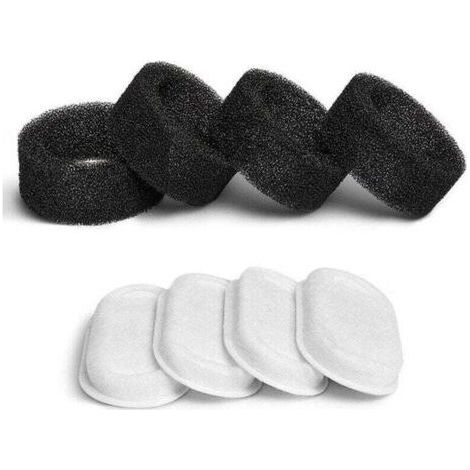 Cat Water Fountain Filter, 8PCS Filters + 8PCS Sponges, Cat Fountain Filter with Resin and Activated Carbon (1/4)