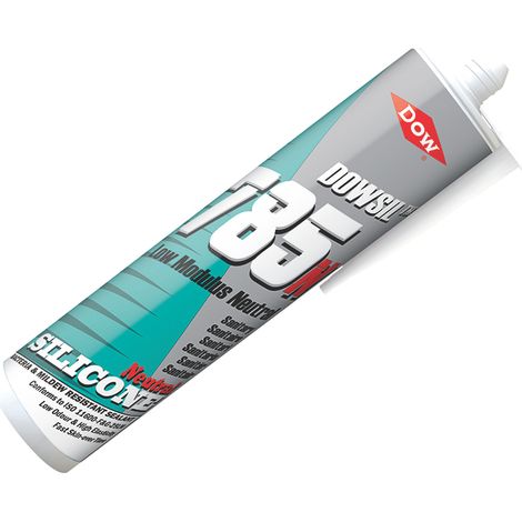 Dowsil 785N Bacteria-resistant Sanitary Silicone Sealant 310ml Cartridge - Clear (1/2)