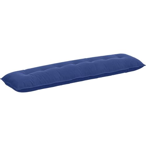 Cojín de Espalda Azul Policía 200 x 50 cm Tela de pana vidaXL