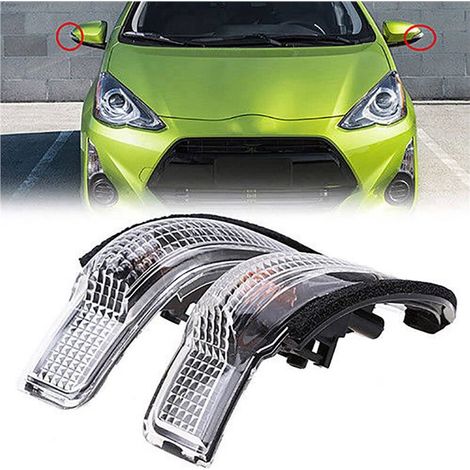 6-teiliges Set Seitenblinker für Außenspiegel, passend für Camry, Yaris, Prius C, Avalon, Scion IM und VES.