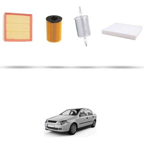 Kit tagliando 4 filtri compatibile con Opel Astra G 1.8 16V 85kw dal 1998 (1/5)