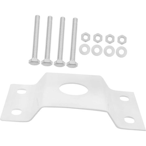 Support de fixation pour poteau d'éclairage solaire avec accessoires d'installation pour panneaux et luminaires solaires extérieurs - Résistant aux intempéries (1/5)