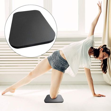 Coussin de yoga pour genoux, coussin en mousse pour exercices au sol, Pilates, antidérapant, support pour genoux confortable et léger, pour la maison et la salle de sport (dimensions : 40334 cm) (1/3)
