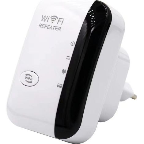 Répéteur WiFi 300 Mbps, amplificateur de signal WiFi avec port RJ45 et protection WPS, booster et extender pour réseau sans fil (1/5)