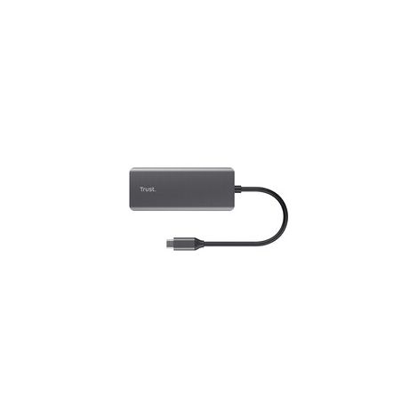 Docking USB Tipo-C Trust Dalyx/ 2xUSB/ 2xUSB Tipo-C/ 1xHDMI/ 1xRJ45/ Gris (1/5)