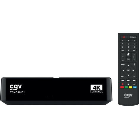 Ricevitore-registratore TNT - CGV - ETIMO UHD1 - Ultra Alta Definizione 4k - Dolby AC4 e HDR10 - Controllo parentale (1/3)