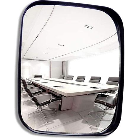 Miroir de circulation grand angle de sécurité convexe pour la famille, pour l'allée, la garage, l'hôpital, le parking, sécurité routière, point unique, intérieur et extérieur, 16 19 cm (20 (1/5)