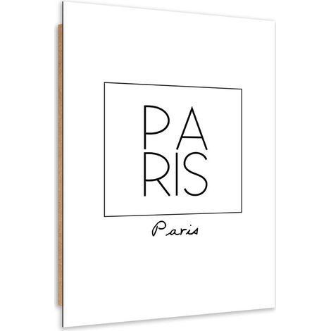 Quadro deco panel, Scrittura parigina - 40x60 (1/5)