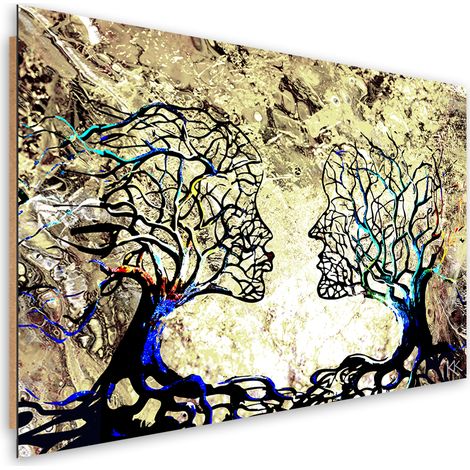 Quadro deco panel, Kiss Tree Love Abstraction - 100x70 (1/5)