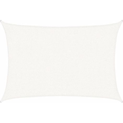 Maison Exclusive - Sonnensegel 160 g/m² Weiß 2x2,5 m HDPE
