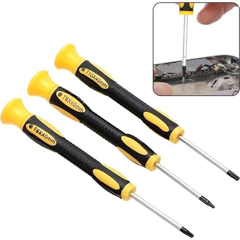 Jeu de tournevis hexagonaux, 3 pièces, T6/8/10, Torx/hexagonal (1/5)
