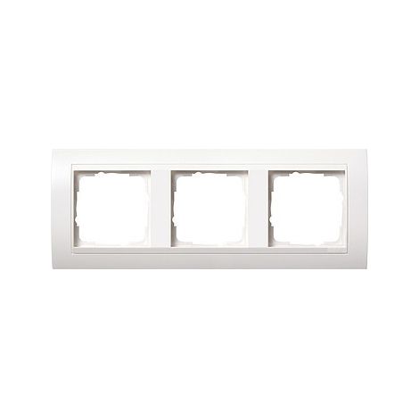GIRA 0213803 CADRE DE FINITION 3 POSTES POUR BLANC EVENT BLANC