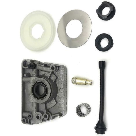Kit de filtro de manguera de lavado de polvo de engranaje helicoidal de bomba de aceite compatible con HUSQVARNA 61 66 266 268 272 XP 266XP 268XP 27
