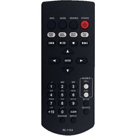 Ersatzfernbedienung RC-1164 für Denon DNPF109 AV-Receiver und CD-Player (1/5)