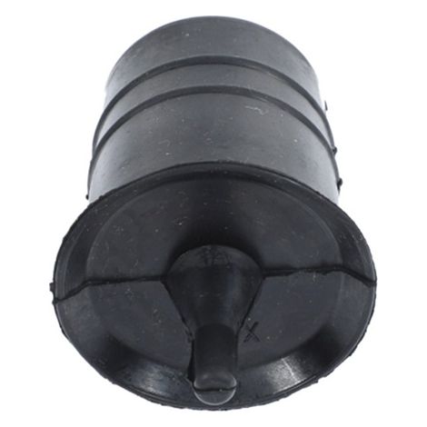 1 bloc de protection de roue de secours en caoutchouc noir, bloc d'impact pour support de roue de secours, adapté aux pièces de modification automobile. (1/4)