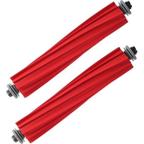 2 Pièces Brosse à rouleau, Caoutchouc anti-enchevêtrement, Pour Roborock S7, Nettoyage sols et tapis