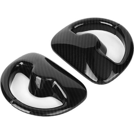 Lot de 2 housses de ceinture de sécurité décoratives en fibre de carbone, compatibles avec Range Rover Evoque 2020 (1/4)