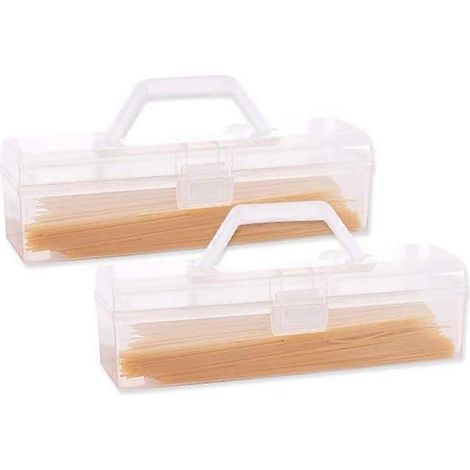 Lot de 2 boîtes hermétiques pour pâtes, pour une organisation optimale de la cuisine et du plan de travail.-AquaForge (1/5)