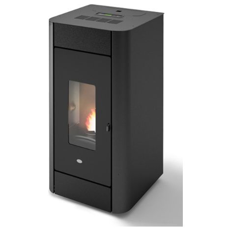 Eva Calòr Termoestufa De Pellet Ventilada FRIDA 13 901670700 Acabado Negro (1/5)