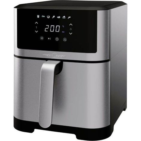 Profi-Cook PC-FR 1269 Freidora de aire caliente negra 8 L