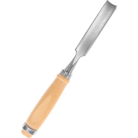 Cincel de madera semicircular de acero al carbono, herramienta de tallado para principiantes y profesionales, carpintería precisa para maderas duras y blandas, 9,25 pulgadas.