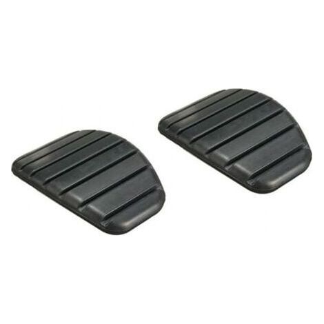 2pc Couvre-pédale d'embrayage pour voiture, Couvre-pédale de frein en caoutchouc antidérapant pour Megane Laguna Clio Kango Scenic (1/3)