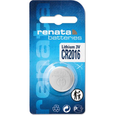 Renata Pile bouton CR 2016 3 V 1 pc(s) 90 mAh lithium (1/4)
