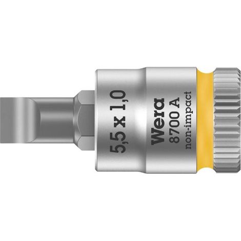 WERA 8700 AFL WERA screwdriver bit 1/4” slot 1,0x5,5x28mm