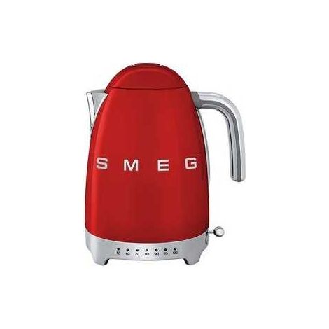 Smeg – Bouilloire sans fil 1.7l 2400W rouge – Base pivotante 360° – Arrêt automatique – KLF04RDEU