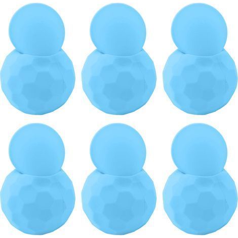Set mit 10 wiederverwendbaren Silikon-Wasserbällen für Kinder, für Mehrspieler-Wasserspiele, nachfüllbare hellblaue Wasserschlachtbälle (1/5)