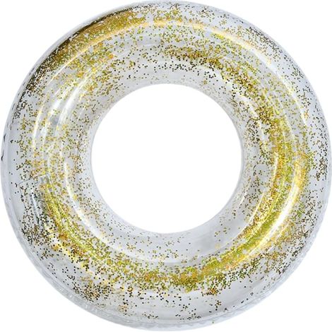 Bouée de natation pour enfants, flottants gonflables durables, anneau de natation à paillettes, bouée de natation d'été pour 4 à 9 enfants et sports nautiques. (1/5)