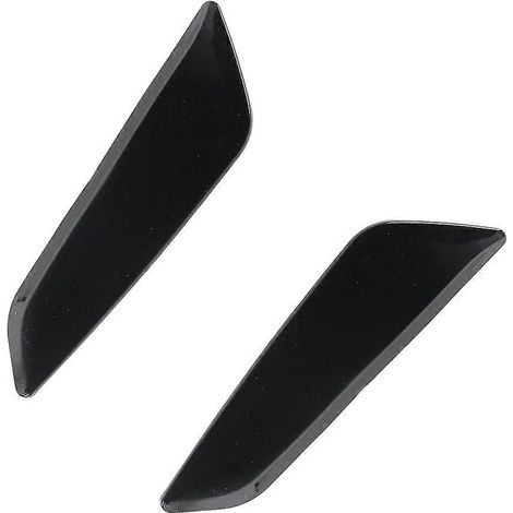 Autocollant pour grille d'aération de voiture, accessoire automobile, finition électroplaquée, facile à retirer, noir, 28 x 12 x 2 cm, 1 paire (1/5)
