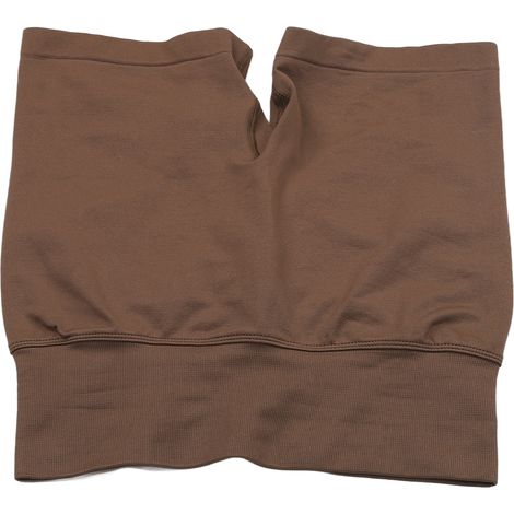 Shorty Yoga Taille Haute Femme Gainant Ventre Plat Doux Respirant Sport Running Fitness Cuisse Ample Café (1/5)